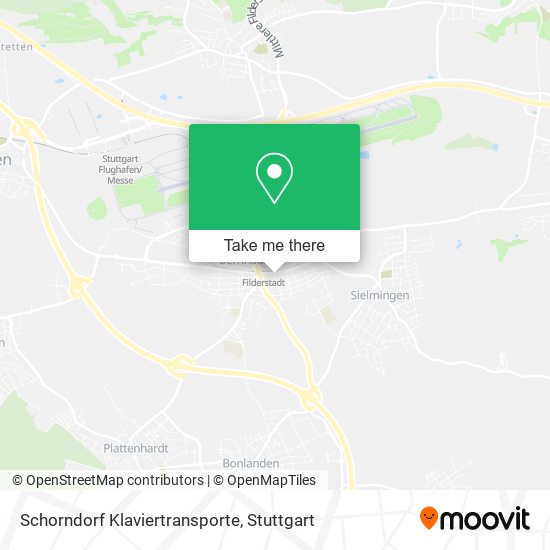 Карта Schorndorf Klaviertransporte