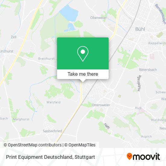 Print Equipment Deutschland map