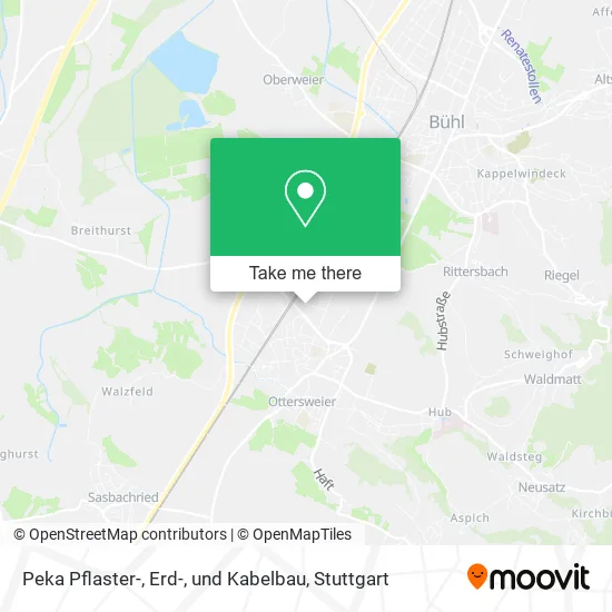 Карта Peka Pflaster-, Erd-, und Kabelbau