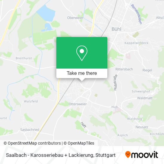 Saalbach - Karosseriebau + Lackierung map