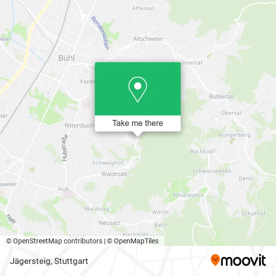 Карта Jägersteig