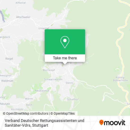 Verband Deutscher Rettungsassistenten und Sanitäter-Vdrs map
