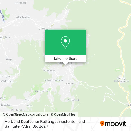 Карта Verband Deutscher Rettungsassistenten und Sanitäter-Vdrs