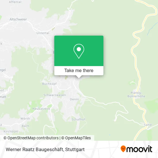Карта Werner Raatz Baugeschäft