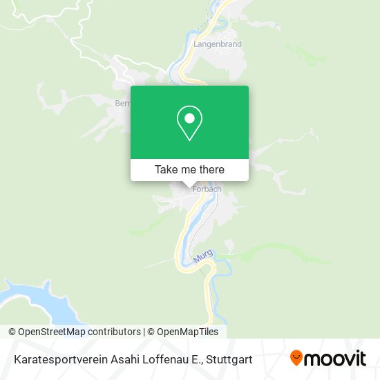 Karatesportverein Asahi Loffenau E. map