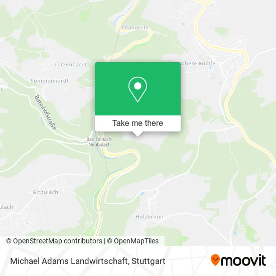 Карта Michael Adams Landwirtschaft