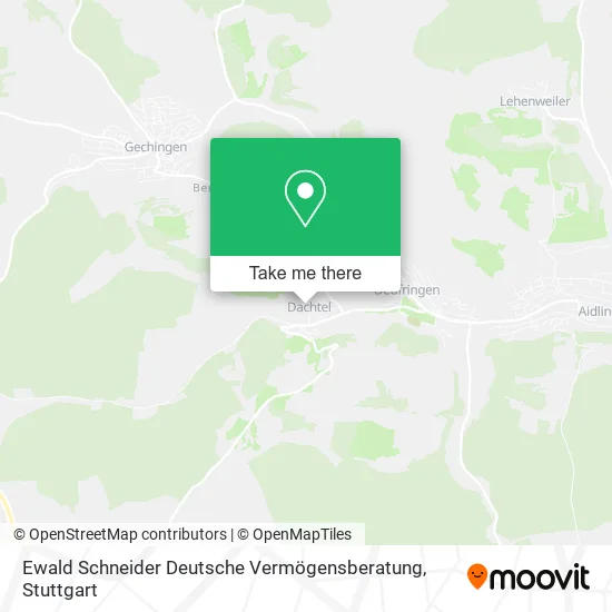 Карта Ewald Schneider Deutsche Vermögensberatung