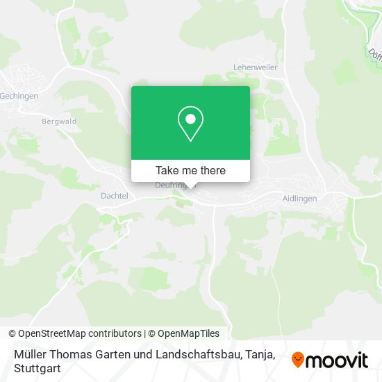 Карта Müller Thomas Garten und Landschaftsbau, Tanja