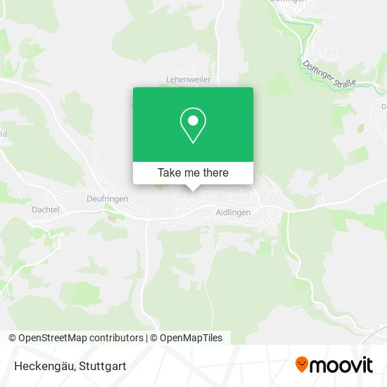 Heckengäu map