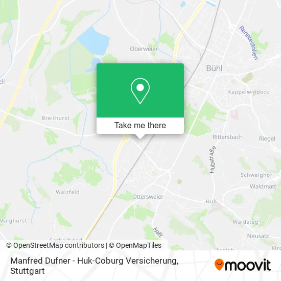 Карта Manfred Dufner - Huk-Coburg Versicherung