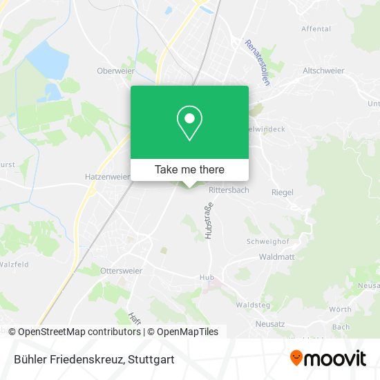 Bühler Friedenskreuz map