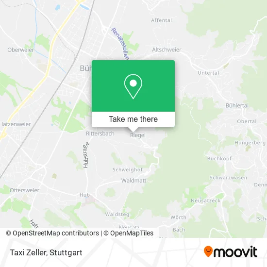 Карта Taxi Zeller