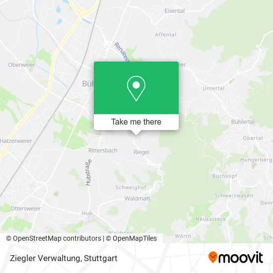 Карта Ziegler Verwaltung