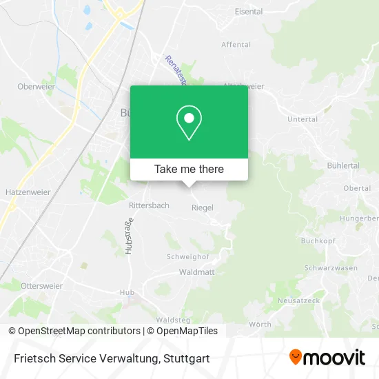 Карта Frietsch Service Verwaltung