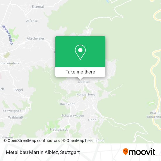 Metallbau Martin Albiez map