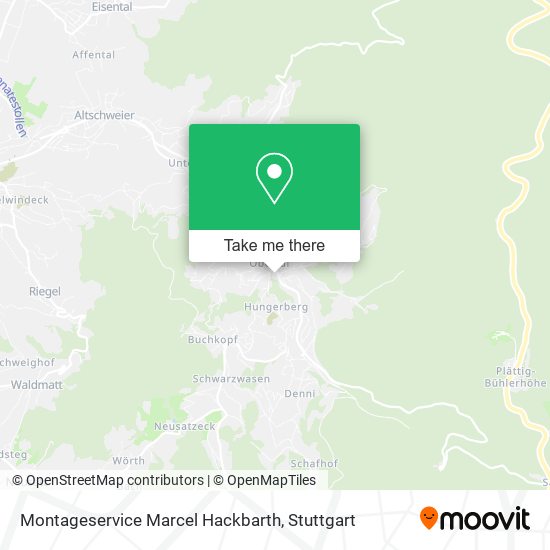 Montageservice Marcel Hackbarth map