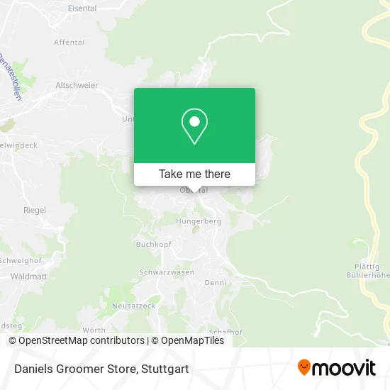 Карта Daniels Groomer Store