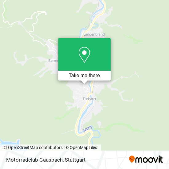 Motorradclub Gausbach map