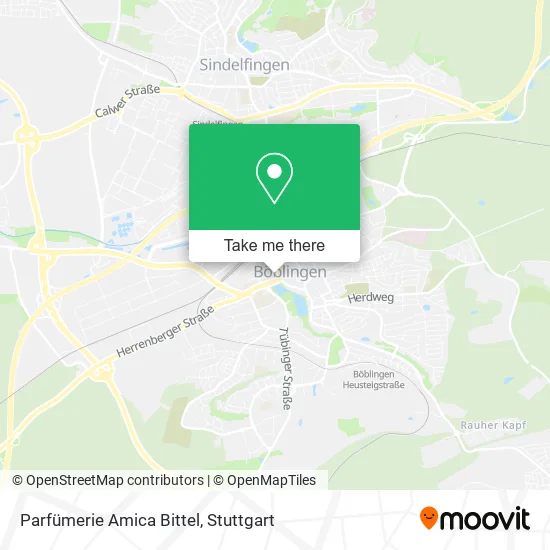 Карта Parfümerie Amica Bittel