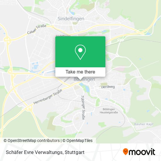 Schäfer Evre Verwaltungs map