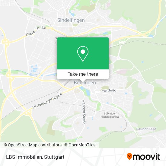 LBS Immobilien map