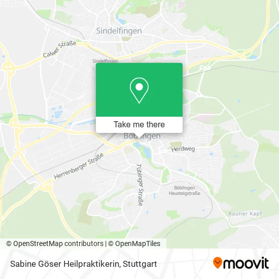 Карта Sabine Göser Heilpraktikerin