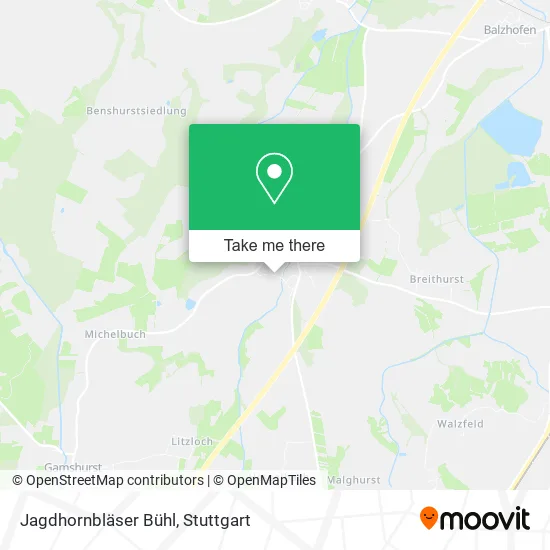 Карта Jagdhornbläser Bühl