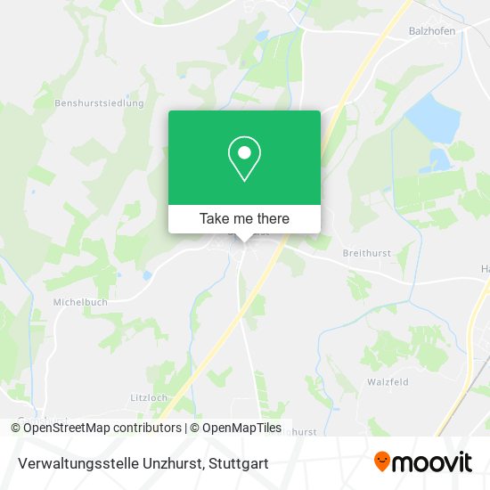 Verwaltungsstelle Unzhurst map