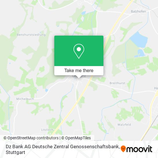 Карта Dz Bank AG Deutsche Zentral Genossenschaftsbank