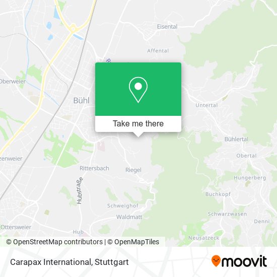 Carapax International map