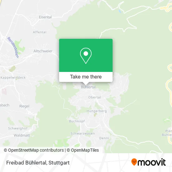 Карта Freibad Bühlertal