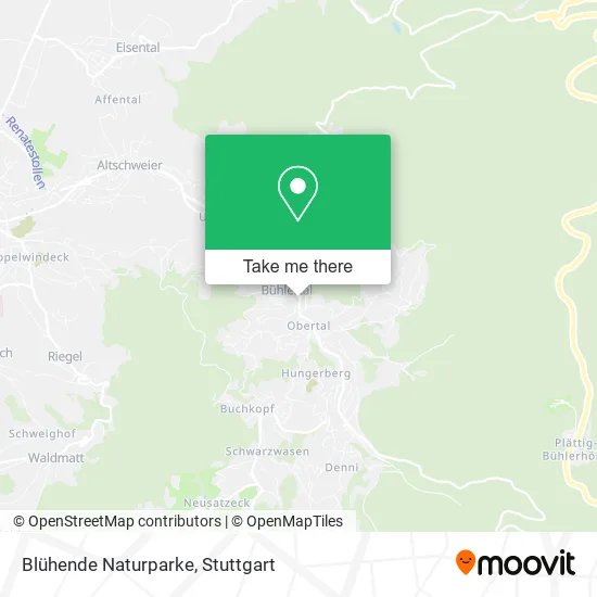 Карта Blühende Naturparke