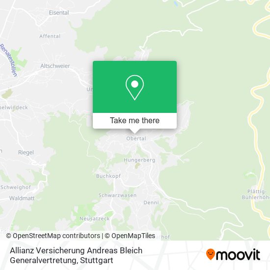 Allianz Versicherung Andreas Bleich Generalvertretung map