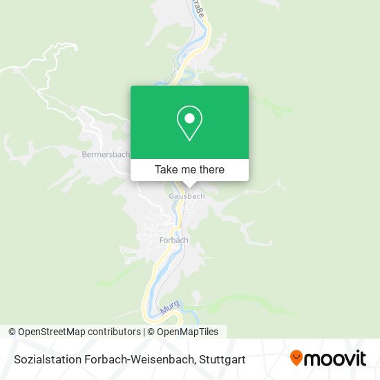 Sozialstation Forbach-Weisenbach map