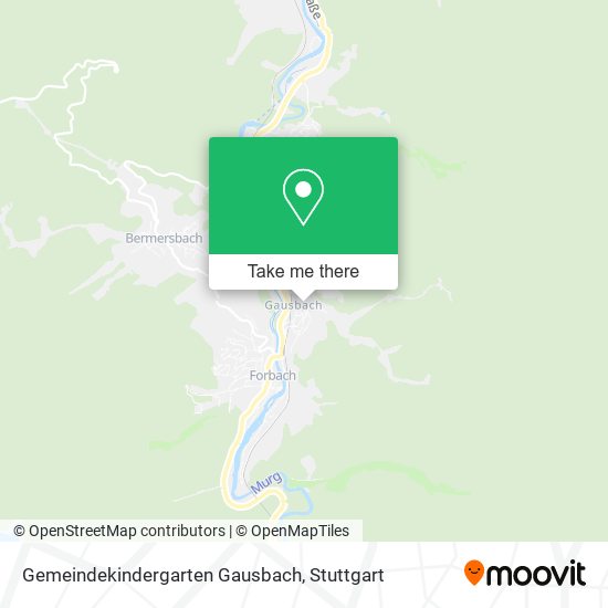 Gemeindekindergarten Gausbach map