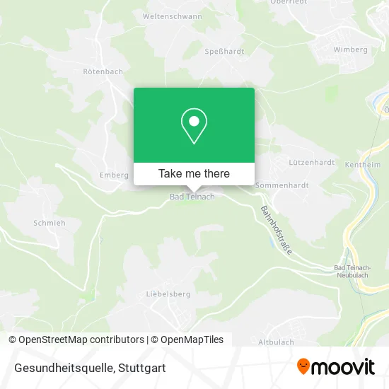 Карта Gesundheitsquelle