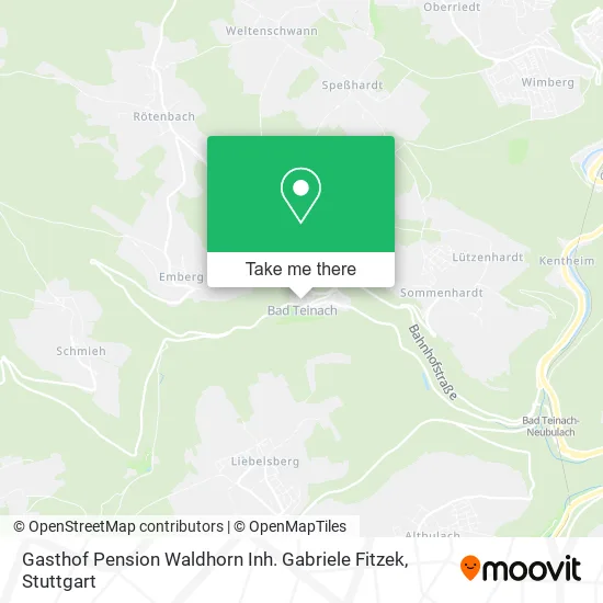 Карта Gasthof Pension Waldhorn Inh. Gabriele Fitzek