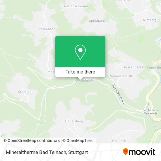 Карта Mineraltherme Bad Teinach