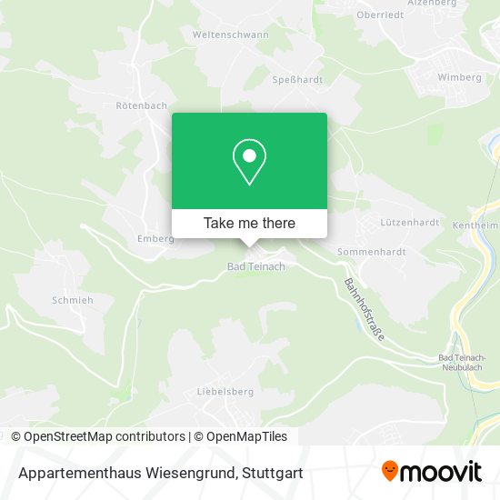 Appartementhaus Wiesengrund map