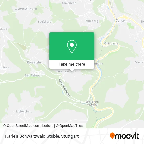 Карта Karle's Schwarzwald Stüble