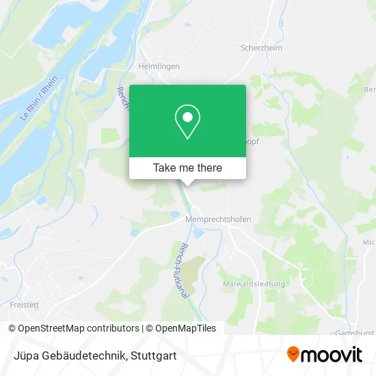 Карта Jüpa Gebäudetechnik