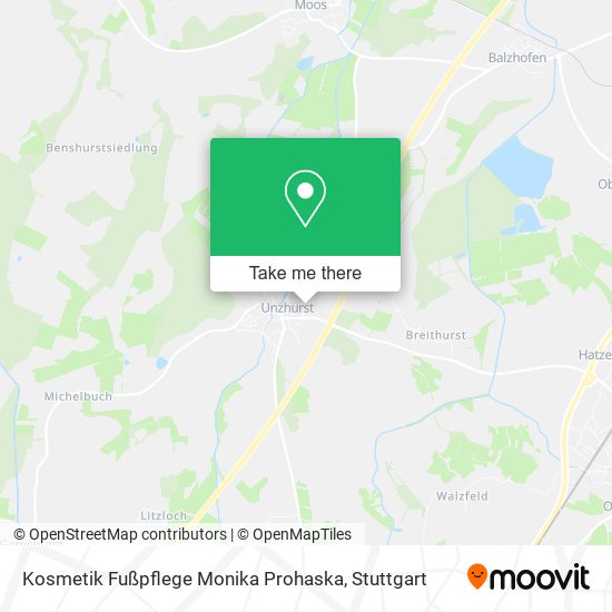 Kosmetik Fußpflege Monika Prohaska map