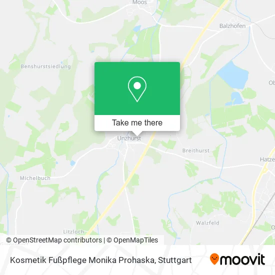 Карта Kosmetik Fußpflege Monika Prohaska