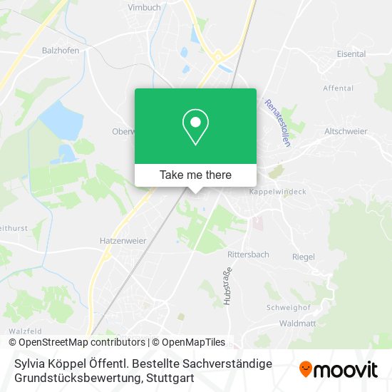 Sylvia Köppel Öffentl. Bestellte Sachverständige Grundstücksbewertung map