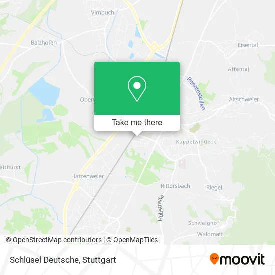 Карта Schlüsel Deutsche