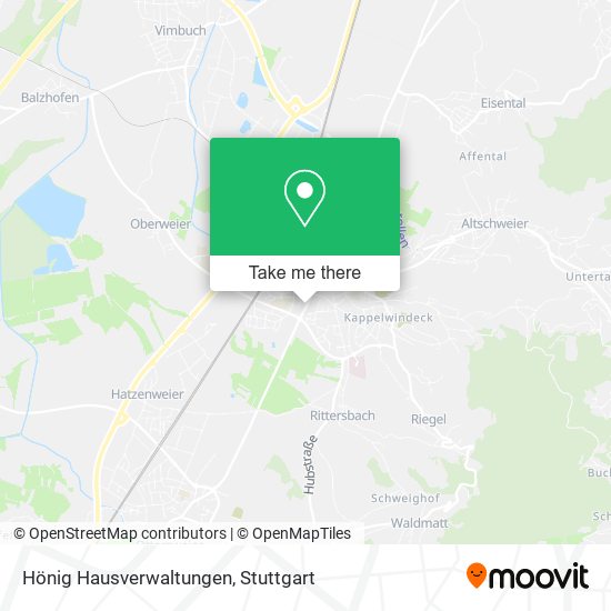 Hönig Hausverwaltungen map