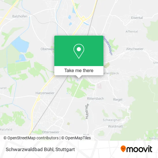 Карта Schwarzwaldbad Bühl