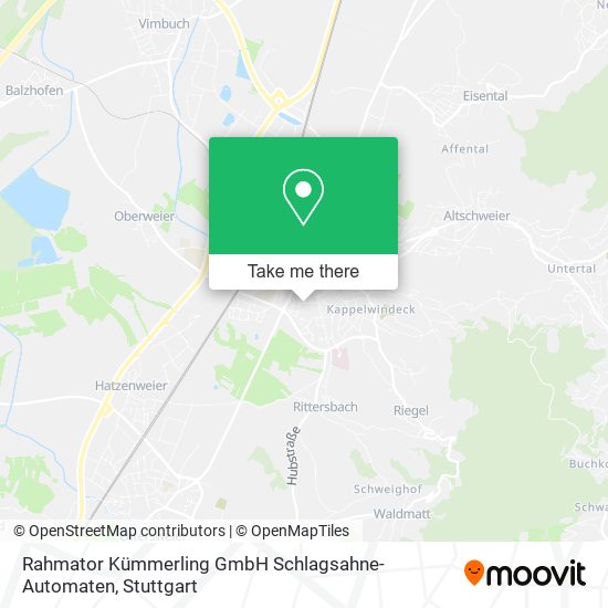 Rahmator Kümmerling GmbH Schlagsahne-Automaten map