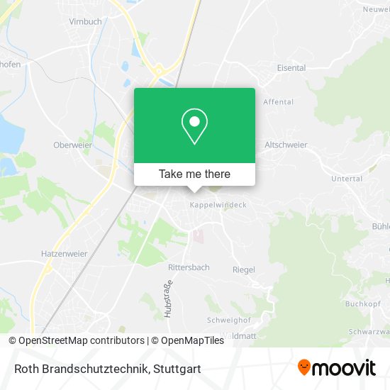 Roth Brandschutztechnik map