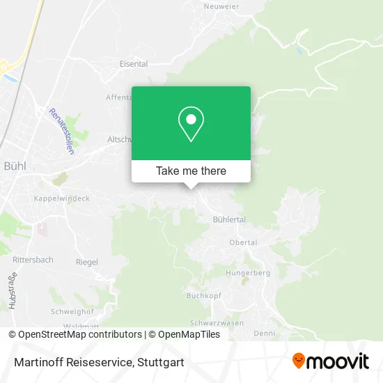 Карта Martinoff Reiseservice